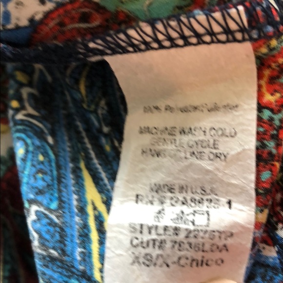 Renee C cold shoulder peasant top, XS, EUC - Picture 4 of 4